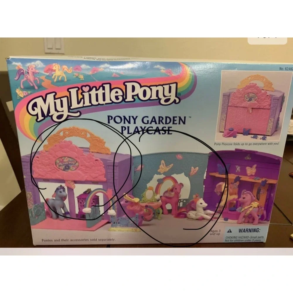 Vintage My Little Pony‎ Garden Showcase (missing pieces)